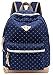 Produktbild Rucksack Damen, Coofit Schulrucksack Mädchen Canvas Rucksack Schule Freizeitrucksack Schultasche Daypack