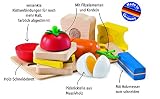 Selecta Spielzeug 1548 – Picknick, Set aus Holz zum schneiden üben und Sandwich bauen - 4