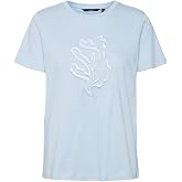 VERO FASHION VMFRANCIS SEA SS TOP BOX JRS POP3 T-Shirt Women
