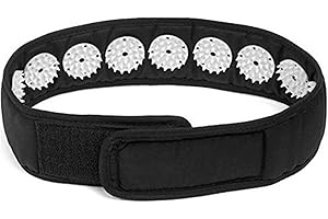 JUNPINGLIN Acupuncture Headband Skin Friendly Acupressure Wrap Headband Reusable Massage Belt for Head Pain Muscle Stress Relaxation