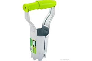 BARGAINS-GALORE Transplanter Device - Manual Plants Transportation Device, Comfy Plastic Handle | Ideal For Gardening, Easy To Use, Without Damaging Garden | Strong & Durable