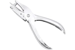 LONSVTTU 1 Pezzi Perforatore a Pinza, Punzonatore per Fare Cerchi, Punzonatrice a Singolo Foro - Dimensione Fora Fino a 10 Fogli Perfetta da Utilizzare a Casa in Ufficio e a Scuola