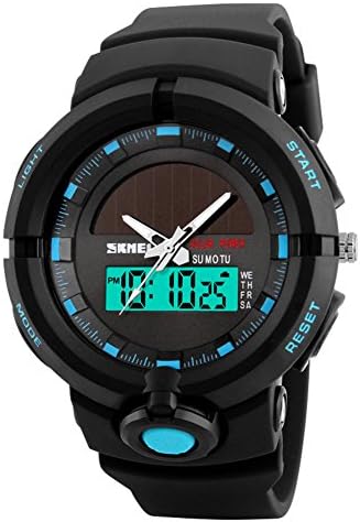 Men's Outdoor electronic watch,Waterproof Dual display [movement] Boys watches-D
