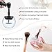 Galact Makeup Brush Cleaner Upgraded, Portable Electronic Automatic Brushes Cleaner, Cleans and Dries Makeup Brushes in Seconds.