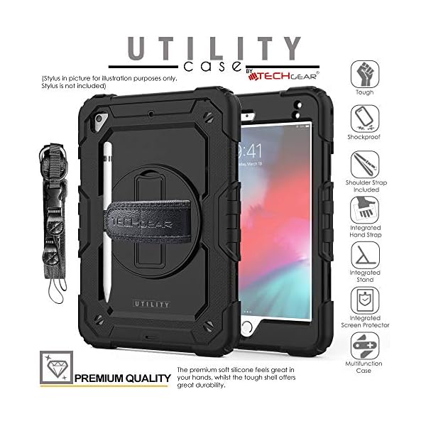 TECHGEAR Utility Funda Compatible con iPad Mini 5 2019 / iPad Mini 4 - Funda Protectora Prueba de Choques Resistente… - Image 4