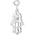 Philip Jones Hamsa Hand Charm Created with Zircondia® Crystals