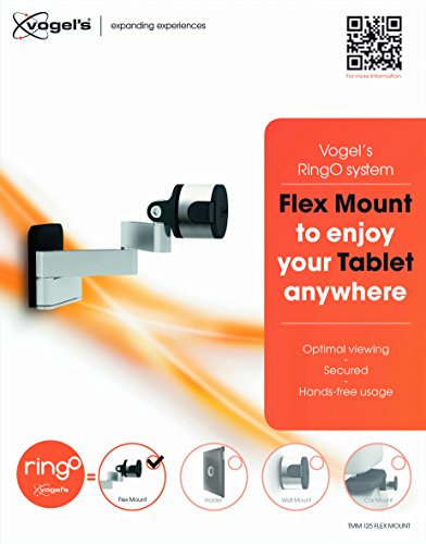 Vogel’s TMM 125 flexibler Wandhalter für Tablets, drehbar und neigbar, nur kombinierbar mit Vogel’s TMM 1000, schwarz-silber - 7