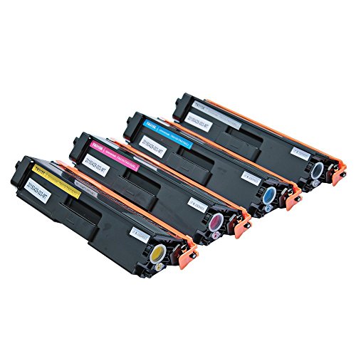 V4INK Toner ersetzt Brother TN325 für Brother DCP-9055CDN / DCP-9270CDN / HL-4140CN / HL-4150CDN / HL-4570CDW / HL-4570CDWT / MFC-9460CDN / MFC-9465CDN / MFC-9970CDW Drucker, 4000 Seiten für Schwarz, 3500 Seiten für je Farbe, 4 Stück - 2