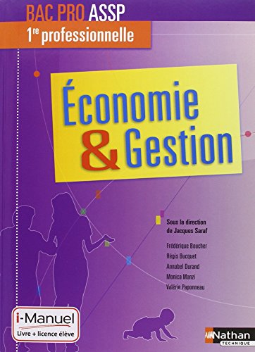 Economie & Gestion 1re Bac Pro ASSP gratuit