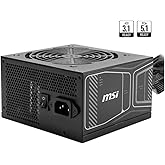 مصدر طاقة ذهبي MSI PSU MAG A850GN PCIE5 850W 80+
