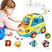 Produktbild ACTRINIC Baby Spielzeug 6-18 Monate,Musikbus für Früherziehung,Verschiedene Tiergeräusche,Musik,Licht und Tierpuzzle,Kleinkinder Säugling Jungen Mädchen 1- 2 Jahre alt Geschenke