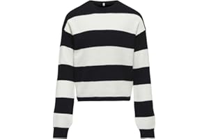 Kids ONLY Mädchen Kogfranca Short L/S Stripe KNT Noos Pullover (1er Pack)