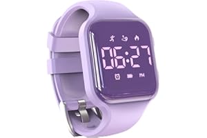FOCWONY LED Kids Multifunction Steps Counting Watch, Digital Watch, Kids Pedometer Watch, Stopwatch, Alarm Clock, Calories for Women Children Girls Boys