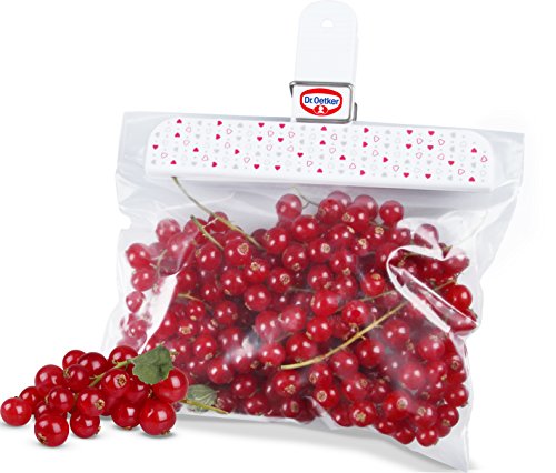 Dr.Oetker 1028 Tütenclips, Kunststoff, weiß, 5,91 x 3,15 x 1,18 cm, 2 Einheiten - 3