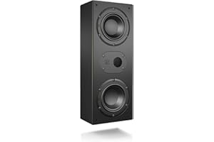 Nubert nuLine WS-14 | Schwarzer Wandlautsprecher | 1 Stück Kompaktlautsprecher | Box für Heimkino & Musikgenuss | Flacher Lautsprecher onwall | Passive Surroundbox in 2 Wege Technik Made in Germany