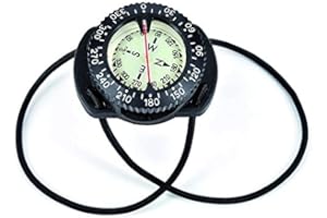 BEST BULLY STICKS Best divers Jts091/B, Bussola da Polso Unisex Adulto, Argento