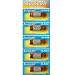 Produktbild Eunicell 5 Stück 4LR44 6v Alkali Batterie 4G13 L1325 A544 476A PX28