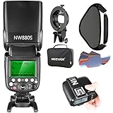 Neewer 2.4G Wireless 1/8000 HSS TTL Master/Slave Blitz Speedlite Set für Sony Kamera mit neuem Mi Schuh