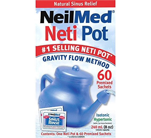 Neilmed NasaFlo Neti Pot - PLASTIC NETIPOT, [Importado de Reino Unido]