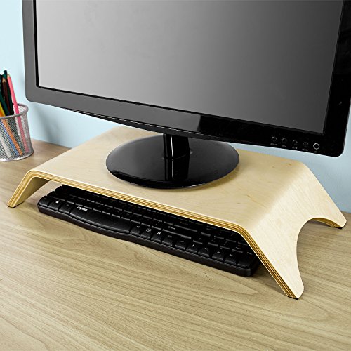 SoBuy® Design Monitor Bildschirm Ständer, Monitorerhöhung, Bildschirmerhöher, Monitorständer, Tischaufsatz, FRG98-N - 2