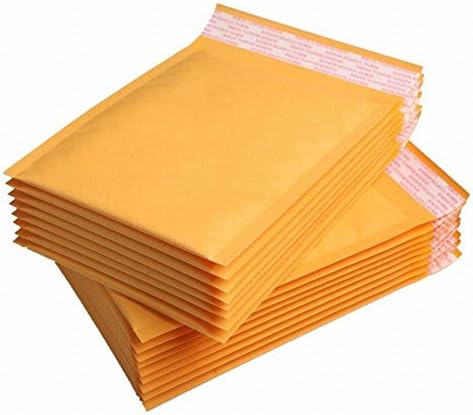 100 All Size Mail Lite Gold Padded Envelopes Mailers Peel + Seal Bubble Bags Sealed Air Postal Packing Mailing Shipping Safe Posting Bubble Protect (290 x 170mm)