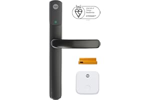 Yale Conexis L2 Smart Door Lock [NO Subscription Required] Remote Access from Anywhere, Anytime, No Key Needed, Works with Alexa, Google Assistant and Philips Hue - Black