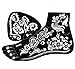 HENNA TATTOO STENCILS for FEET No. 408 - 2 Large Sheet Indian Mehndi Stencills, one for each foot , single use - suitable for Henna Tattoo Glitter Tattoo and Airbrush Tattoo S409
