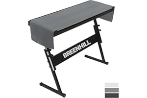 BREENHILL Piano Keyboard Dust Cover for 88 keys – Soft & Premium Fabric, Dirt-Proof Protection for Electronic Keyboards,Grey