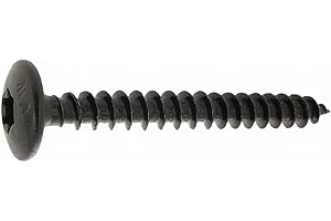ROTOFOR 100 Vis Penture Torx acier zingués Noir 7,0 mm - Longueur 45 mm