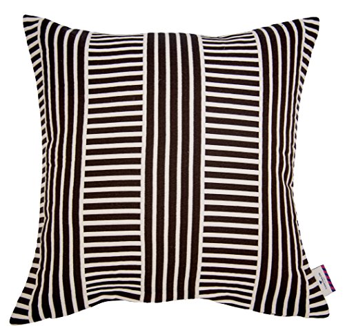 TOM TAILOR 562415 Kissenhülle T-Crossing, 50 x 50 cm, schwarz / weiß