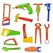Produktbild Sharplace 33-teilig Kinder Kunststoff Werkzeugkasten Spielzeug, Inklusive Beil, Zangenzange, Tischlerhammer, Säbelsäge, Zange, Schlüssel usw.