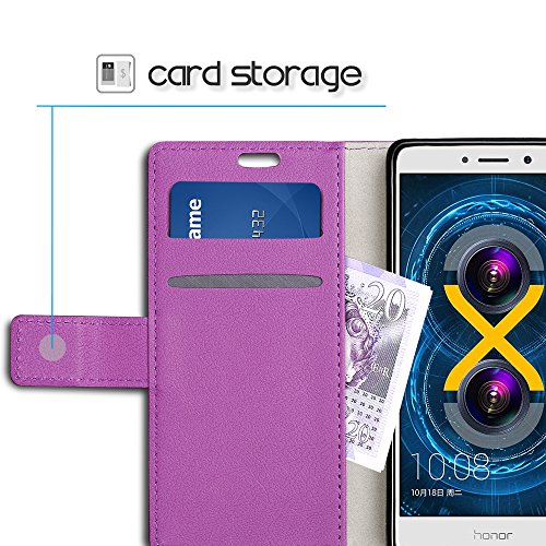 Funda Honor 6X SLEO Cartera Carcasa Piel PU Suave Flip Folio Caja Super Delgado Estilo Libro Soporte Plegable y Cierre Magn tico para Huawei Honor 6X - P rpura reviews Funda Honor 6X SLEO Cartera Carcasa Piel PU Suave Flip Folio Caja Super Delgado Estilo Libro Soporte Plegable y Cierre Magn tico para Huawei Honor 6X - P rpura