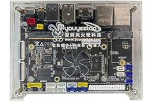 WayPonDEV YY3568 Rockchip RK3568 Open Source Calculatrice monocarte avec Android 11.0, Debian 10.0 pour la reconnaissance d'image (boîtier acrylique)