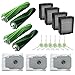 Produktbild Upxiang Ersatz Zubehör für iRobot Roomba i7 i7 + / i7 Plus E5 E6 E7 Staubsauger Roboter Hepa Filter Filterbeutel Seitenbürste Hauptbürste Set Ersatzteile (A)