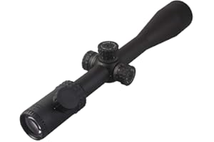 Vector Optics Sentinel 10-40x50 Second Focal Plane (SFP) Riflescope with Red & Green Illuminated Reticle, 30mm Tube, 1/8 MOA per Click Adjustment, Turret Lock System, Free Mount Rings