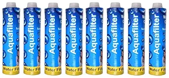 RRPURE Thread MLT Carbon Filter Candle Combo Pack of 8 Pcs. Blue (9 Inch)