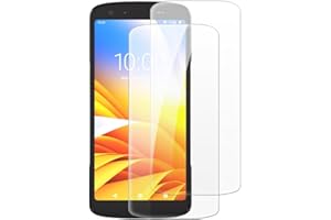 SHANTIME Lot de 2 Films de Protection en Verre Trempé Compatible avec Zebra TC22, Ultra Clair, Anti-Rayures, Installation Facile