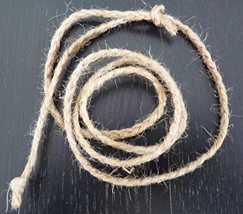Twine String Jute Burlap Plaited Braided Craft Supplies Wedding Creative Natural. 1 Meter length.