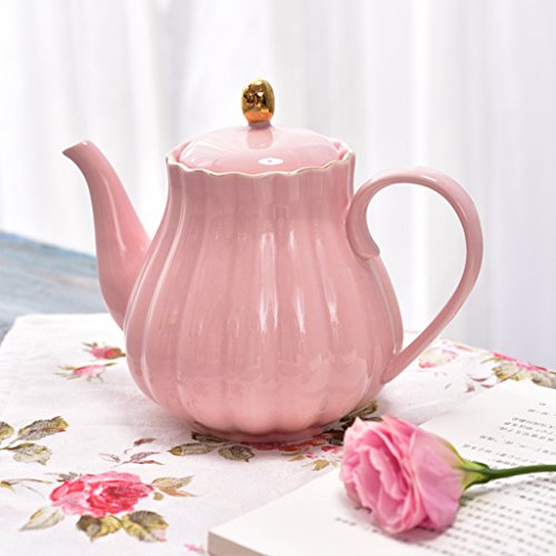 spécifications CHENGYI Pink Simple pot de caf¨¦ en c¨¦ramique Bouilloire d'eau m¨¦nag¨¨re Bouteille d'eau Th¨¦i¨¨re au lait 800ml