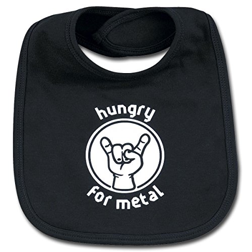 "hungry for metal": Baby Lätzchen