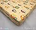 Junior Cot Bed Cotton Fitted Sheet 140x70 cm, Fits Cot Bed - Pattern 22