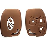 spydo Mahindra Xylo/Scorpio/QUANTO 3 Button Silicone Key Cover - Brown