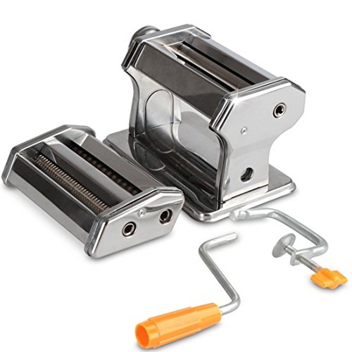 WTC manuelle Nudelmaschine Pasta Maker Pastamaschine Nudel Maschine für 7 verschiedenen Nudelstärken - 6