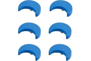 CcHhyyt Cartoon Form Weiche Gummi Knöpfe für Kinder Mädchen Jungen Schrankgriff Schubladen Knöpfe für Kinderzimmer Schränke 6 Stück (Blau Mond)