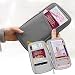 PackNBUY GREY Long Travel Passport Ticket Boarding Pass Money Coins Currency Pen Holder Wallet Case RS.399.00