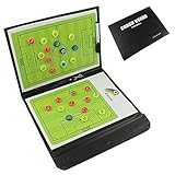 24 magnet representando a jugadores, árbitro y bola y notas para los jugadores y los entrenadores del balompié estrategia magnética principal.
