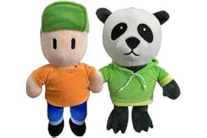 Zhongkaihua Stumble Guys - Almohada de peluche suave para decoración del hogar, figuras de chicos de tropiezos de algodón, juego de combinación de cojines para niños y niñas,zkh-23051839