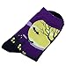 Produktbild THEE Lustige Halloween Socken Geschenk Sportssocke Füßlinge Sneakersocken für Damen und Herren,Lila,10 Paar
