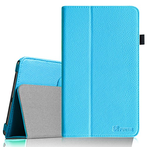 Fintie Samsung Galaxy Tab 4 8.0 Hülle Case - Slim Fit Folio Kunstleder Schutzhülle Cover Tasche mit Ständerfunktion für Samsung Galaxy Tab 4 8.0 SM-T330 SM-T335 (mit Auto Schlaf / Wach Funktion), Blau
