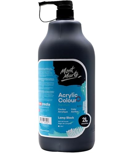 Pinceaux Jumbo Mont Marte - Lot De 3 - Multicolores - Pour Peinture Artistique Et Loisirs Créatifs